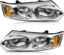 Halogen Headlight Set For 2003-2007 Saturn Ion Sedan Driver Passenger Side Halogen Headlight Set For 2003-2007 Saturn Ion Sedan Driver Passenger Side