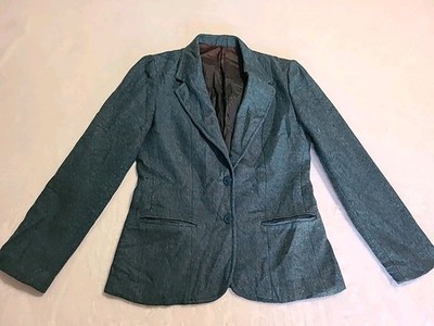 VTG Adolfo Esprit Women s Wool Coat Green Size 6