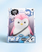 Pudgy Penguins x MonkeWorld Squishy Stretchy Shapable Fidget Toy Pink NEW