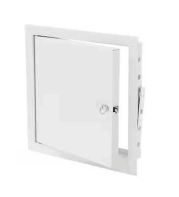 Elmdor 12 in. x 12 in. Fire Rated Wall Access Panel FR12X12PC-CL, Cylinder Lock.