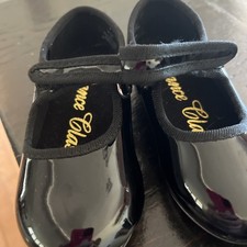 Dance Class Girls Sz 6 Black Tap Shoes
