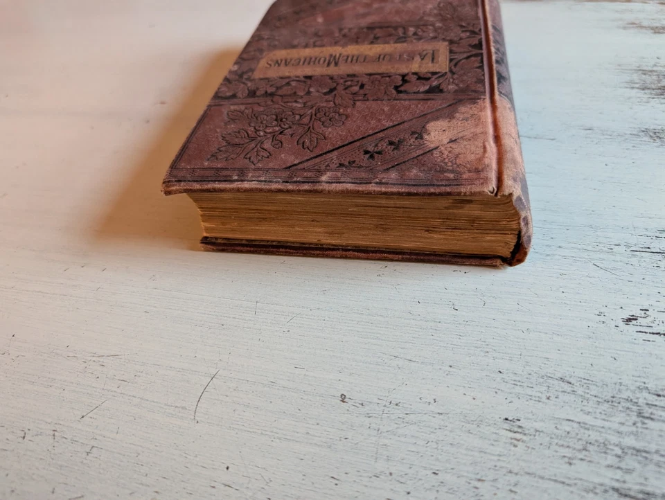 1882 Last Of The Mohicans By James Fenimore Cooper Vintage Hardcover Book Lovell Foto 4 de 4