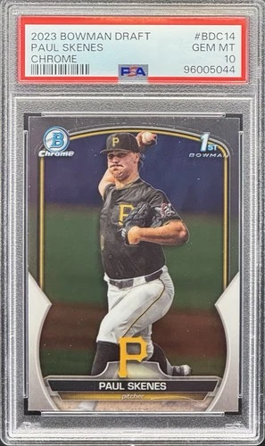 2023 Bowman Draft Paul Skenes Chrome 1st #BDC-14 Pirates PSA 10