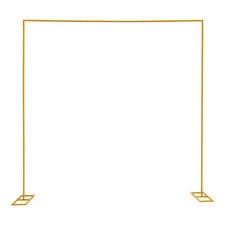 Metal Flower Balloon Frame Square Wedding Arch Backdrop Metal Stand Decor