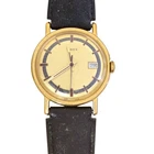 Vintage 1975 Timex Mercury Calendar Watch Gold Plated British Made Need Battery