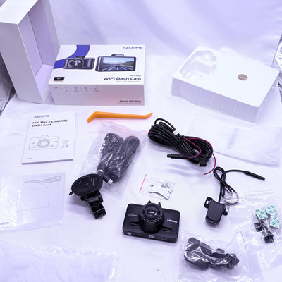 AZDOME 4K WiFi Dash Cam ADAS Front & Rear Parking Mode Night Vision 64GB SD Card