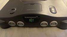 Nintendo 64 N64 Console (grey) + Official Controller Tested & Working
