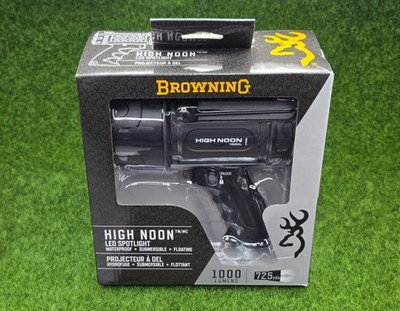 Browning High Noon 4C LED Spotlight, 1000 Lumens, Waterproof, Black - 3717760