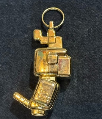 Minecraft 24k Gold Plated Parrot Keychain Backpack Hanger