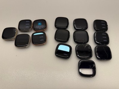 LOT OF 15 - FITBIT SENSE 2, VERSA 4 Fitness Smartwatch FOR PARTS . DAMAGED.