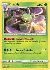 CRADILY 11/236 R COSMIC ECLIPSE POKEMON LP