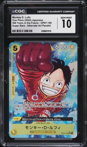 Monkey.D.Luffy (Parallel) graded CGC 10 for sale on eBay