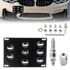 Bumper Tow Hook License Plate Mount Front Tow Hook License Plate Bracket New Bumper Tow Hook License Plate Mount Front Tow Hook License Plate Bracket New
