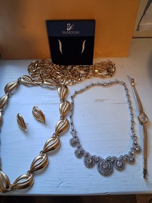 Vintage Jewelry Lot.  Monet,Napier, Ora, Elgin And Swarovski