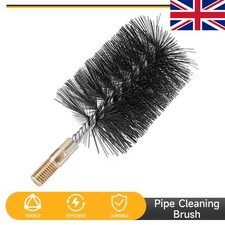1Pcs 3" 75mm Stainless Steel Round Wire Tube Pipe Cleaning Brush 12mm Thread