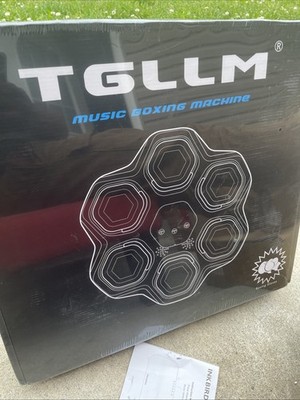 TGLLM Music Boxing Machine Strike Pad, 9 Modes, 9 Speeds, 2000mAh Battery