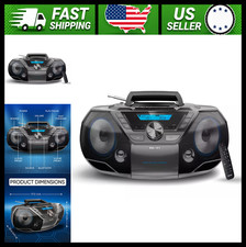 Philips Portable CD Boombox with Bluetooth, Cassette, Radio, USB, AUX