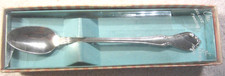 1 ad baby new Oneida Lasting Rose Oneidacraft Infant Feeding Spoon in box,VTG
