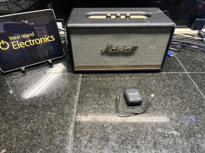 Marshall Stanmore II Bluetooth Speaker, Black-BROKEN POWER BUTTON WORKS STILL