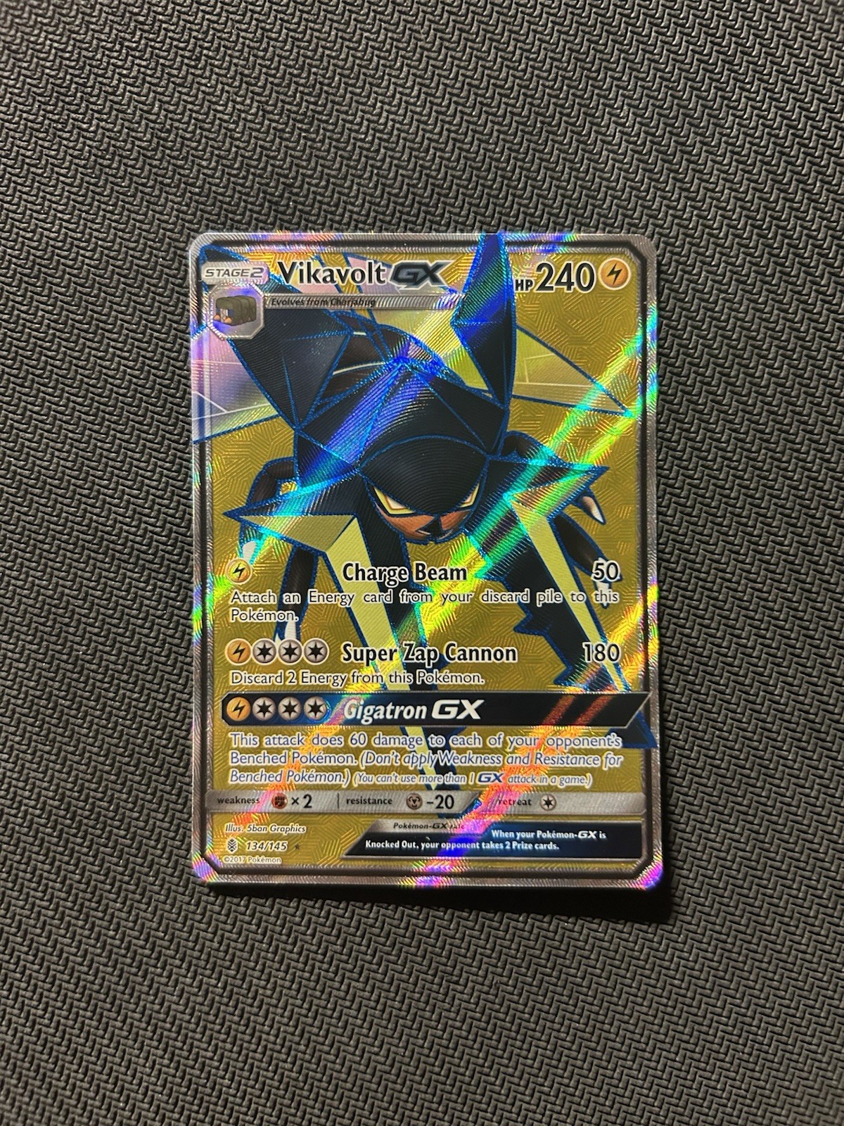 Pokemon TCG Vikavolt GX 134/145! LP Condition! See Description!