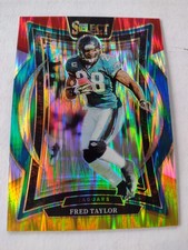 2024 Select Football Fred Taylor Red And Yellow Shock Concourse #57 Jaguars 