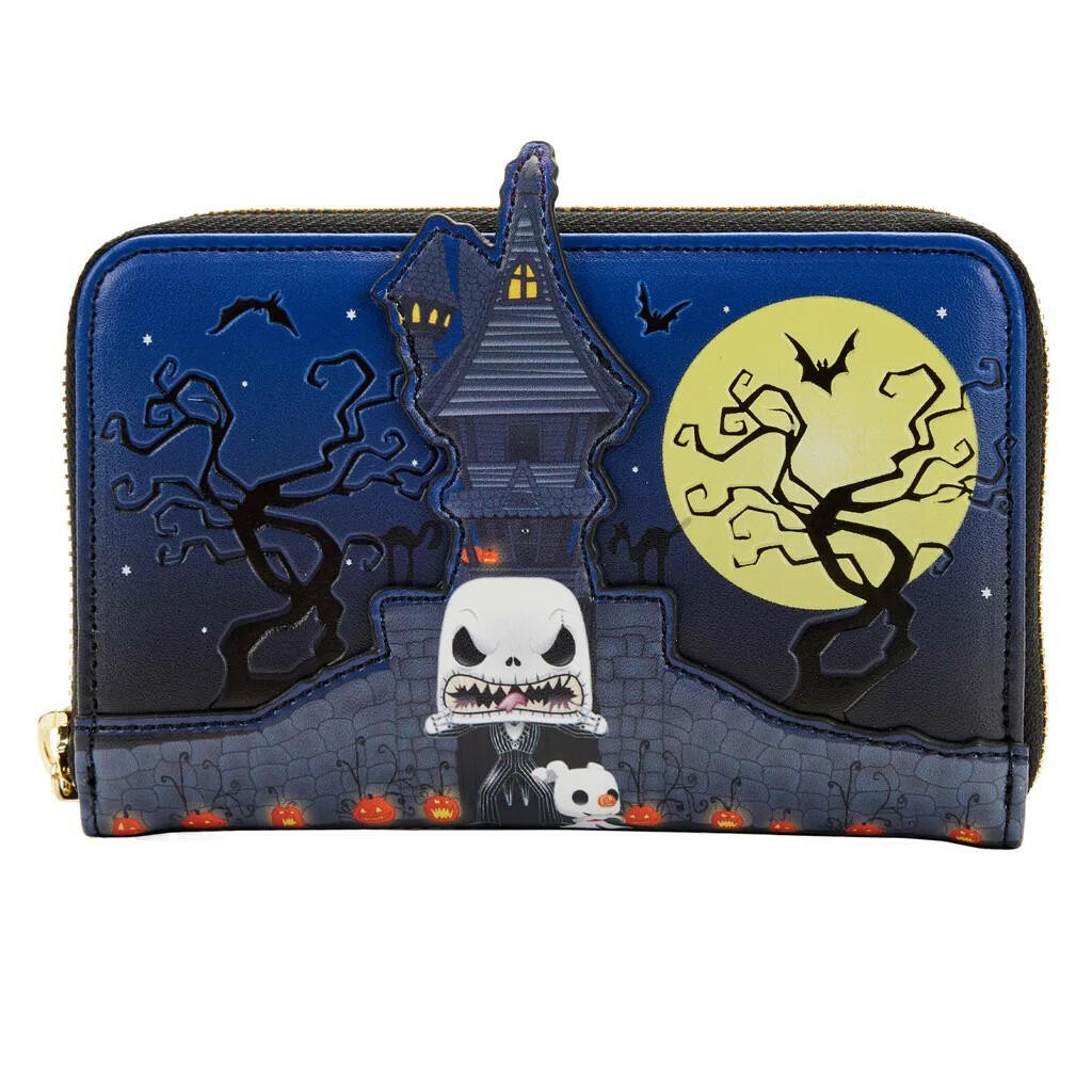 NBC Funko Pop! by Loungefly Jack Skellington Glow Zip Around Wallet