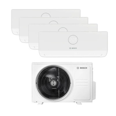 Bosch - Climate 5000 M   Wandgerät Multisplit: 4 Inneneinheiten + 1 Außengerät