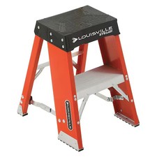 Louisville Fy8002 Step Stand, 2 Steps, 375 Lb Load Capacity, 24 In Overall