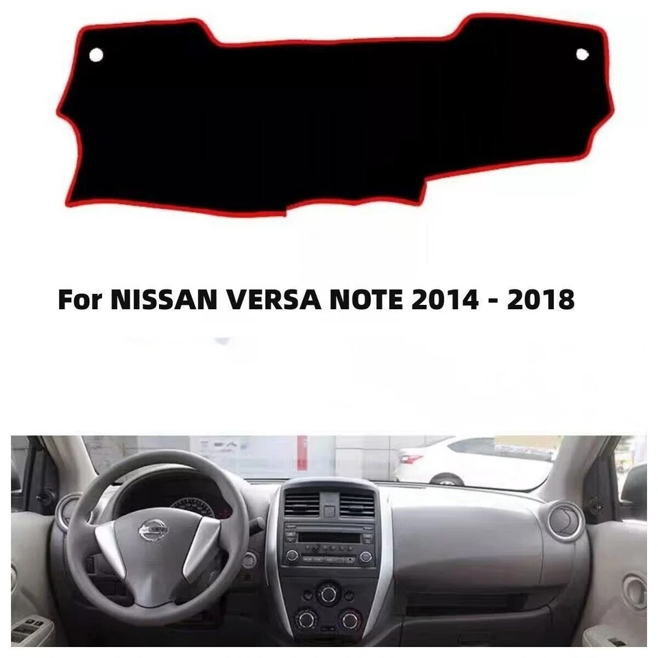 For NISSAN VERSA NOTE 2014-2018 Dashboard Cover Dashmat Dash Anti-Glare Mat Pad Foto 2 de 4