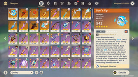 Genshin Impact AR 60 America - Nefer - Columbina - Furina - Mualani - Navia