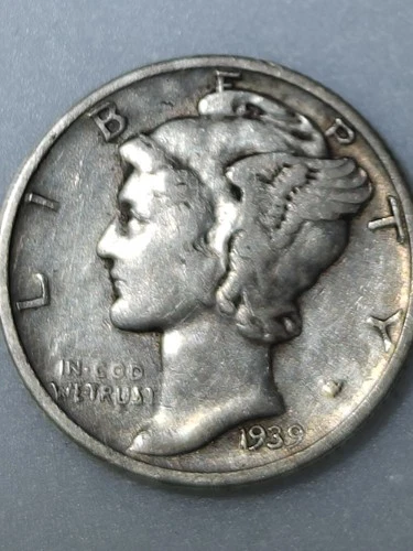 1939-D Mercury dime, 90% silver!  Great find!  DENVER Mint NICE!