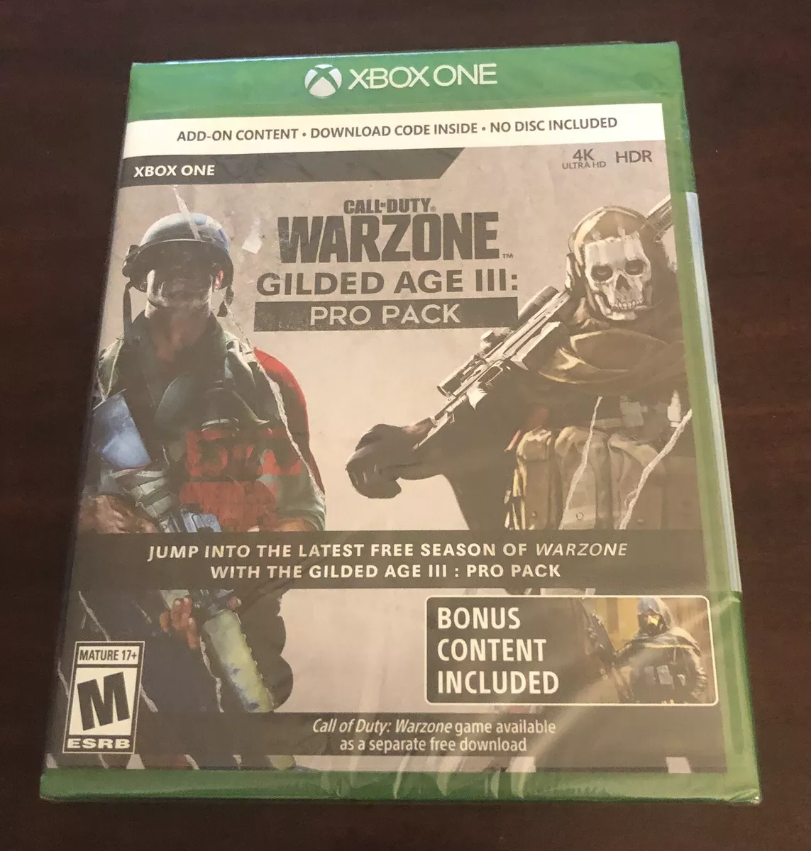 Call of Duty Warzone Gilded Age III Pro Pack DLC - Xbox One