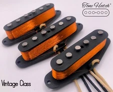 Tone Hatch Handwound Guitar Pickups Stratocaster 1959 Vnt Stag-Made 2 Order