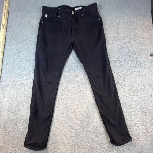 G-Star Raw D-Staq Slim Black Denim Jeans Men's 31… - image 1