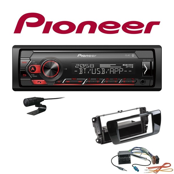 Pioneer Bluetooth Autoradio Android FüR Seat Ibiza IV Ibiza IV ST Piano Black-image