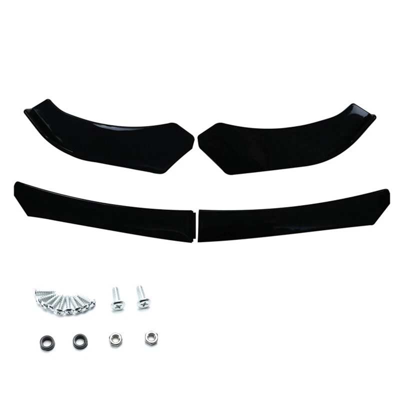 For Nissan Altima 2008-2024 Gloss Black Front Bumper Lip Spoiler Splitter Guard Foto 4 de 4