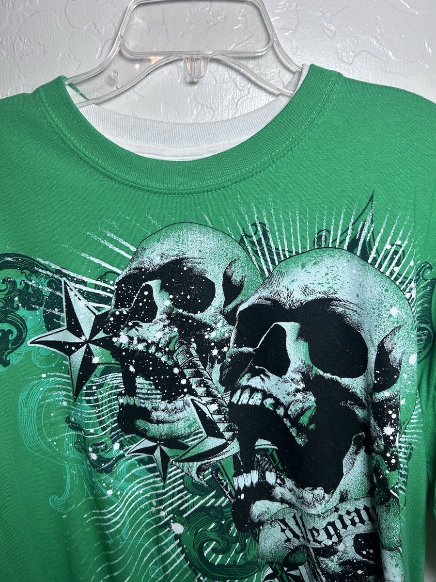 Tシャツ・カットソー [HYDROGEN]Uni Sorona Big Skull Graphic S/S T-Shirt R4936 CORIRESHA Teen Skull Y2K Graphic Crewneck Short Sleeve
