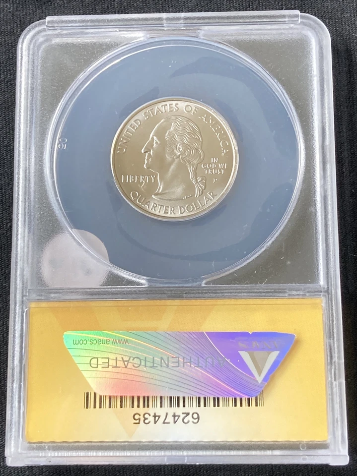 2008-P Oklahoma Washington Quarter MS69 ANACS M181 - Image 2 of 2