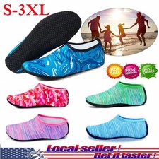 Women Mens Aqua Water Shoes Swim Surf Yoga Sports Neoprene Pool Beach Skin Socks