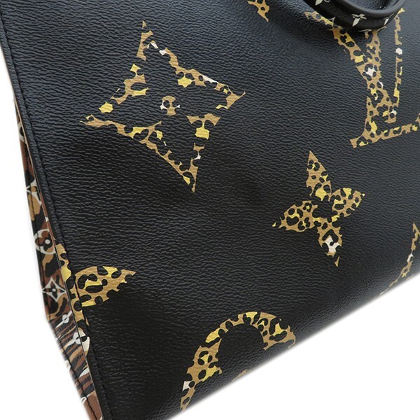 Louis Vuitton On the go Jungle レオパード トートバッグ Louis Vuitton On the go Jungle レオパード トートバッグ