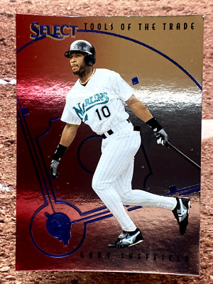 1997 Select Tools of the Trade Gary Sheffield Manny Ramirez #12