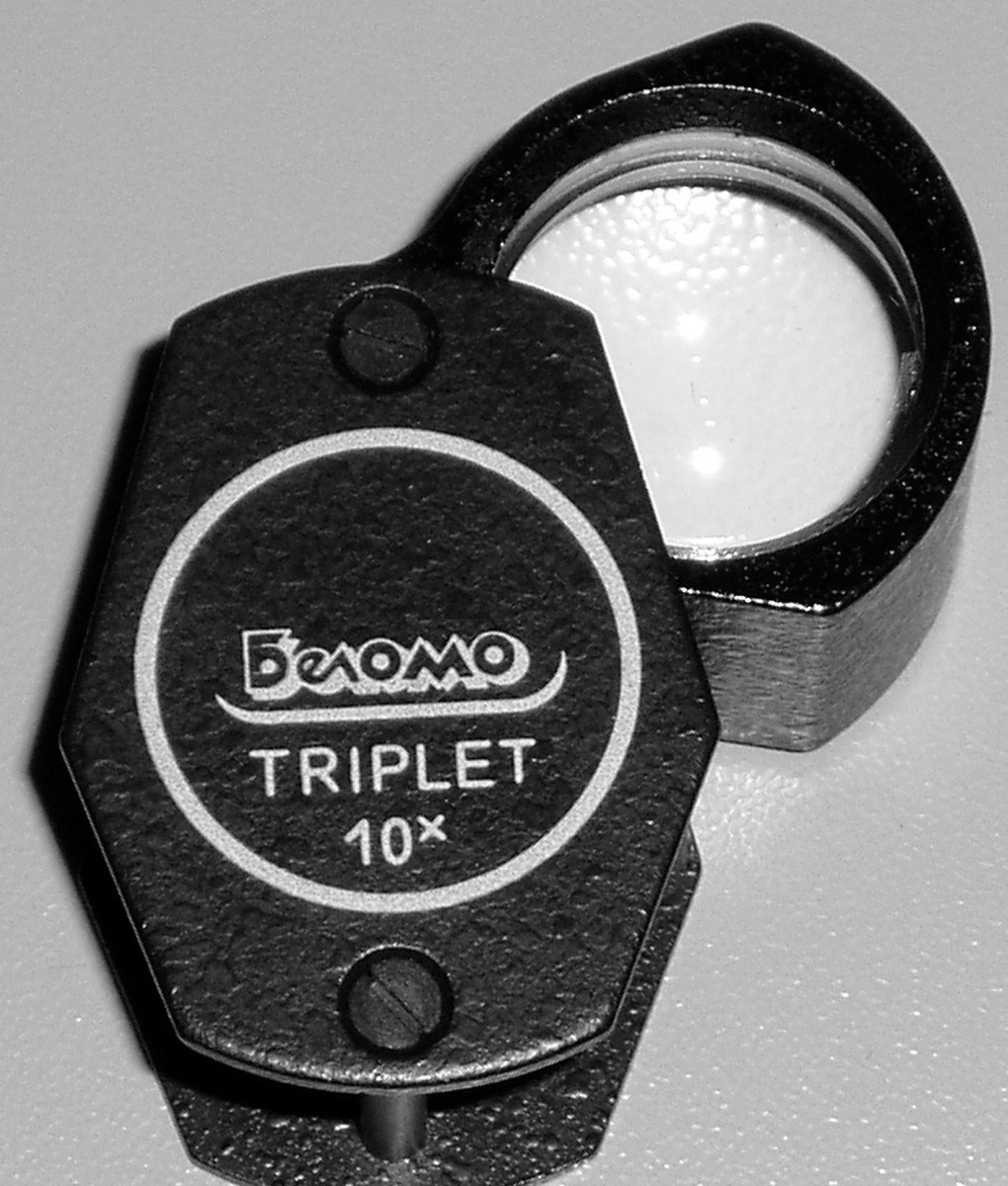 BELOMO TRIPLET LOUPE 10x Lupe | eBay
