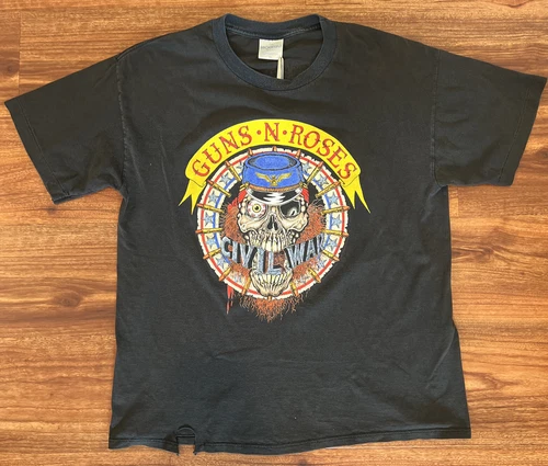 Guns N’ roses Shirt Tour Shirt XL Civil War 199 1990s vintage concert t-shirt, vintage, size XL, single stitch, B+ condition