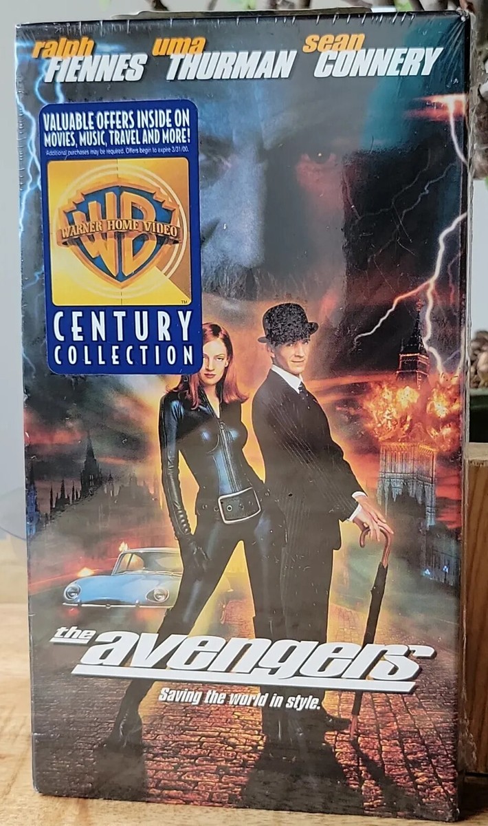 The Avengers (VHS, 1998) Sean Connery Ralph Fiennes Uma Thurman