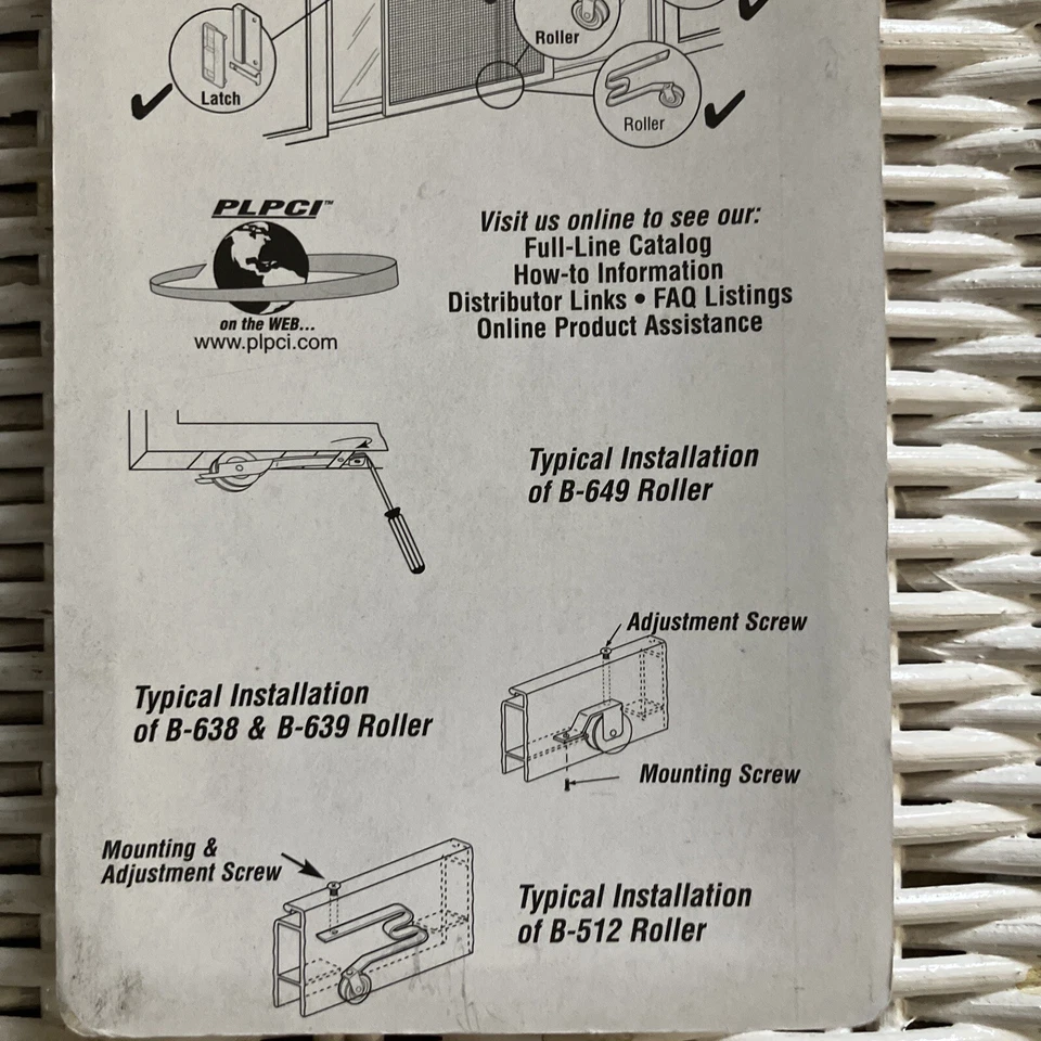 Conjunto de rodillo de puerta de pantalla de acero estampado Prime-Line B 607 1 diámetro in. Foto 4 de 4