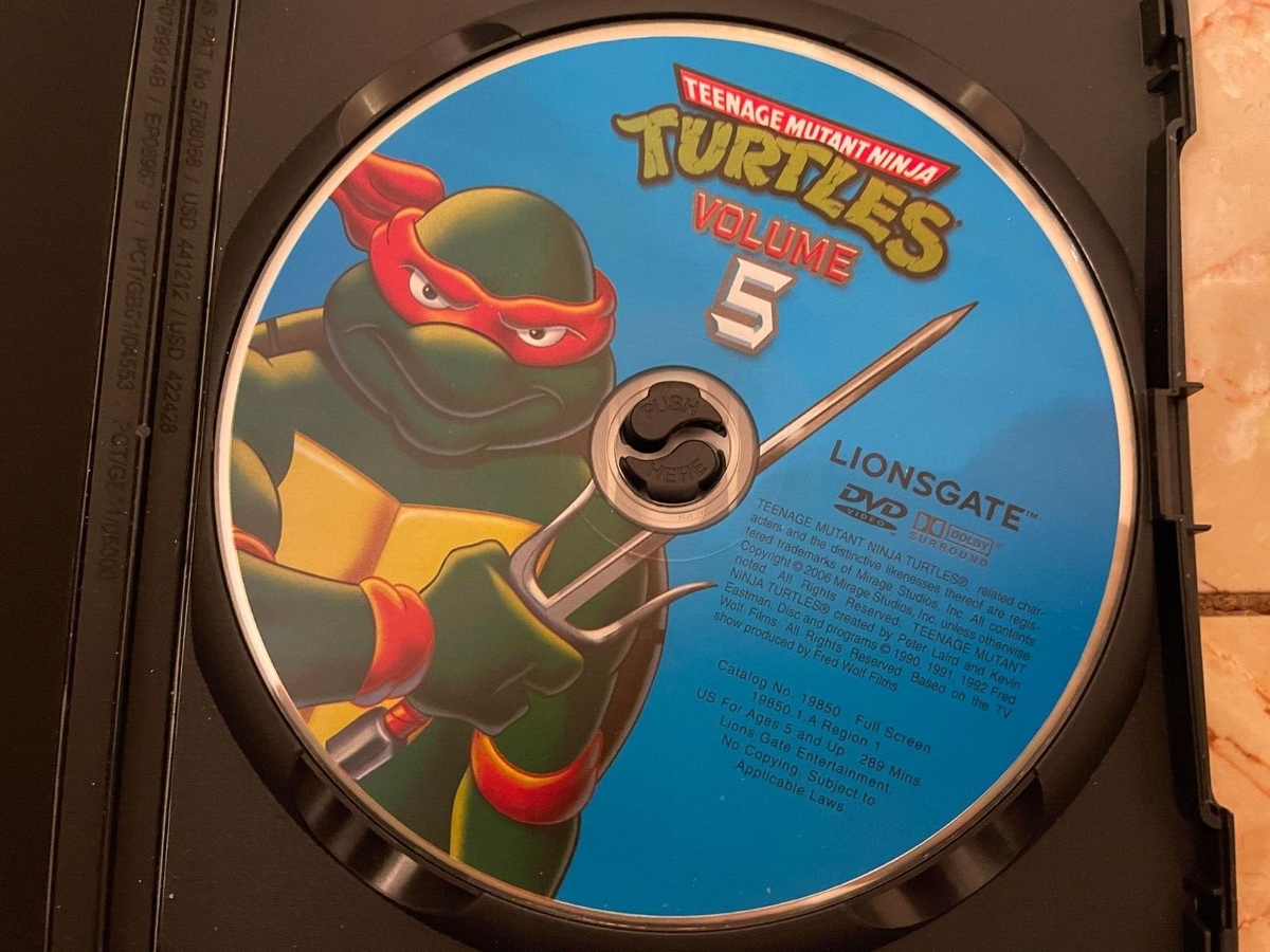 Teenage Mutant Ninja Turtles - Volume 5 (DVD, 2007, Canadian