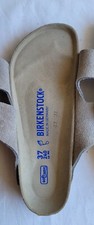 Birkenstock Arizona Bs Soft Footbed Color Stone Coin Suede Regular Wide