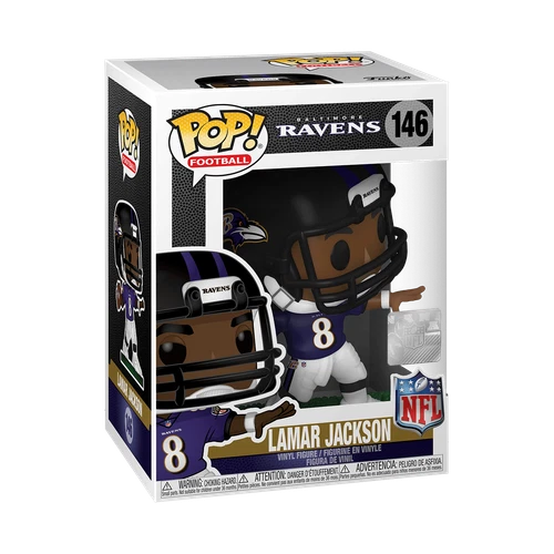 Funko Pop! Vinyl: Lamar Jackson #146 - Baltimore Ravens NFL