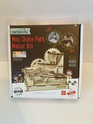Marbleocity Mini Skate Park Maker Kit New Sealed STEM Learning Marbles Ages 9+