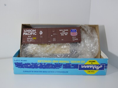 Athearn HO 40 FT G/L BOX UNION PACIFIC 2097 Grain Box Car Kit - BRAND NEW
